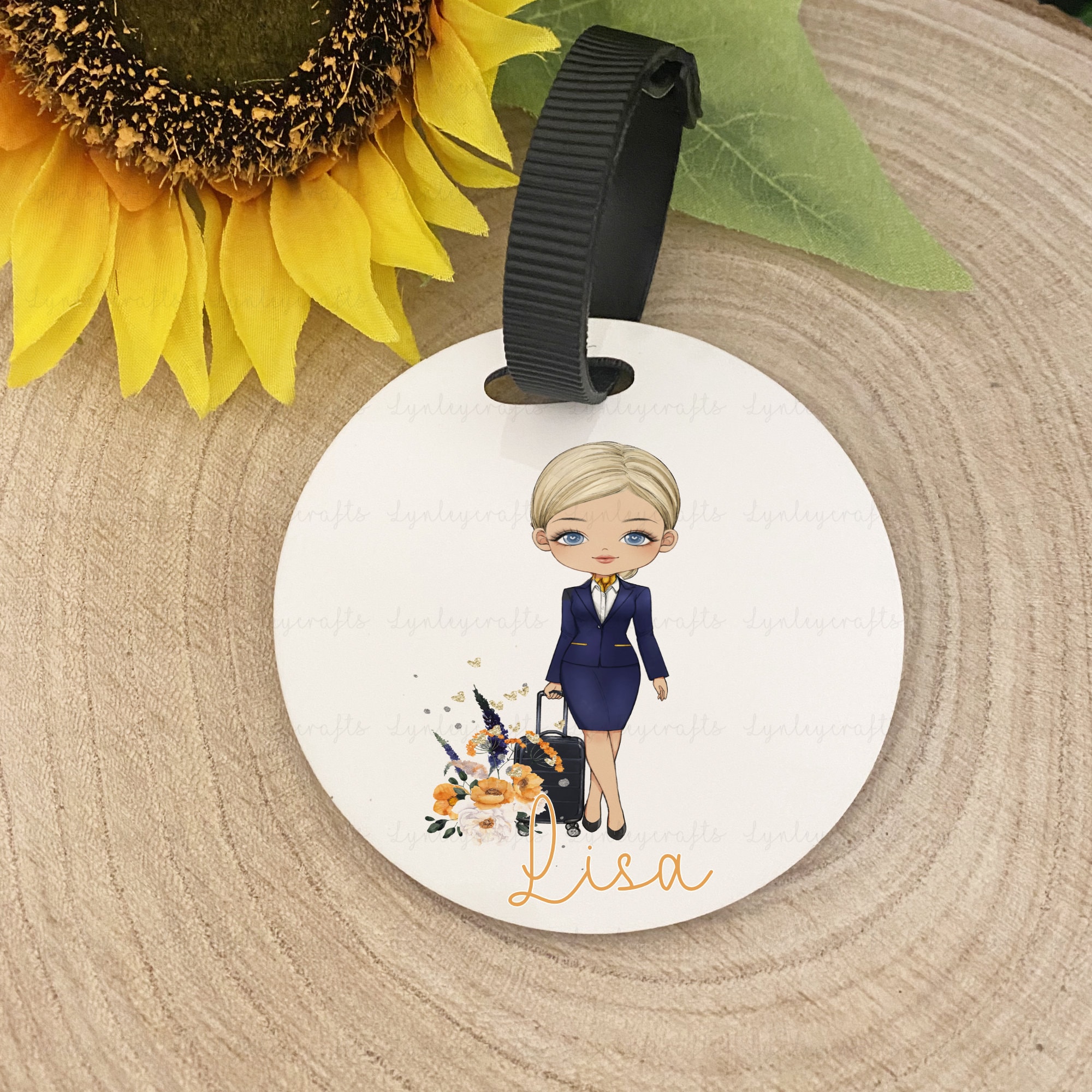 Pilot Crew Gift 5-Pack Remove Before Flight Keychains - Double Sided Embroidered Aviation Tags Graduation Gift Idea - Foto 6