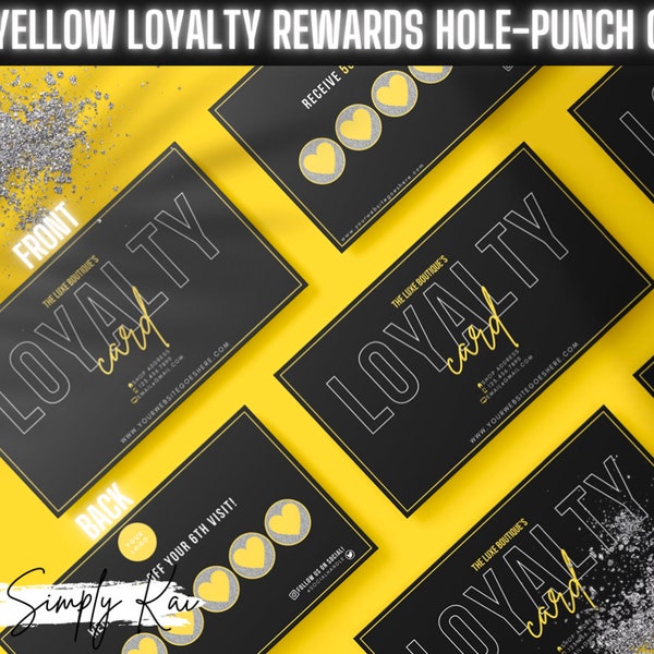 Loyalty Card Hole Punch Etsy