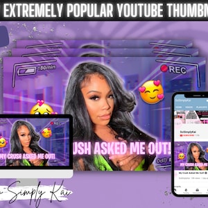 Miniatura DIY extremamente popular do YouTube, YouTube, YouTuber, Vlogger, Influenciador, Popular