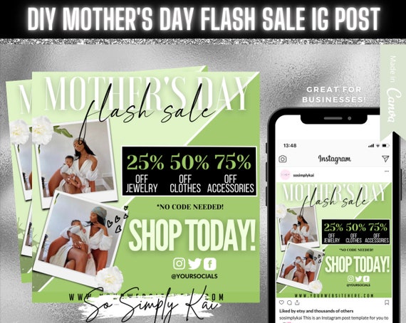 Día de la Madre en  con ofertas flash