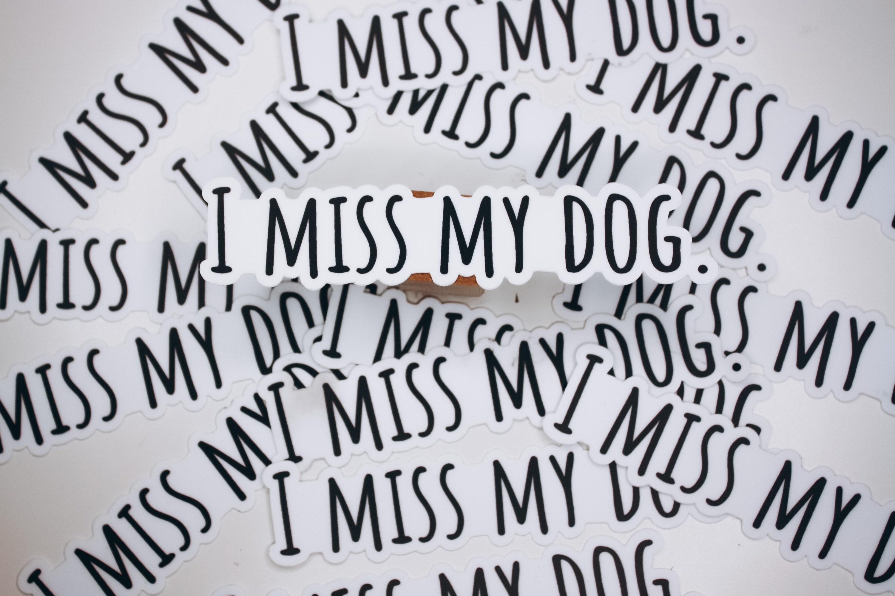 I miss my dog sticker | Etsy