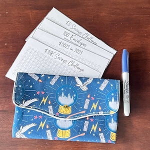 Savings Challenge Pouch | Rollover Pouch | Back to Bank | Cash Withdrawal Pouch | Bank Pouch | Handmade | Budget Envelopes | Purse | HP