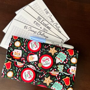Savings Challenge Pouch | Rollover Pouch | Back to Bank | Cash Withdrawal Pouch | Bank Pouch | Handmade | Budget Envelopes | Purse | Wallet