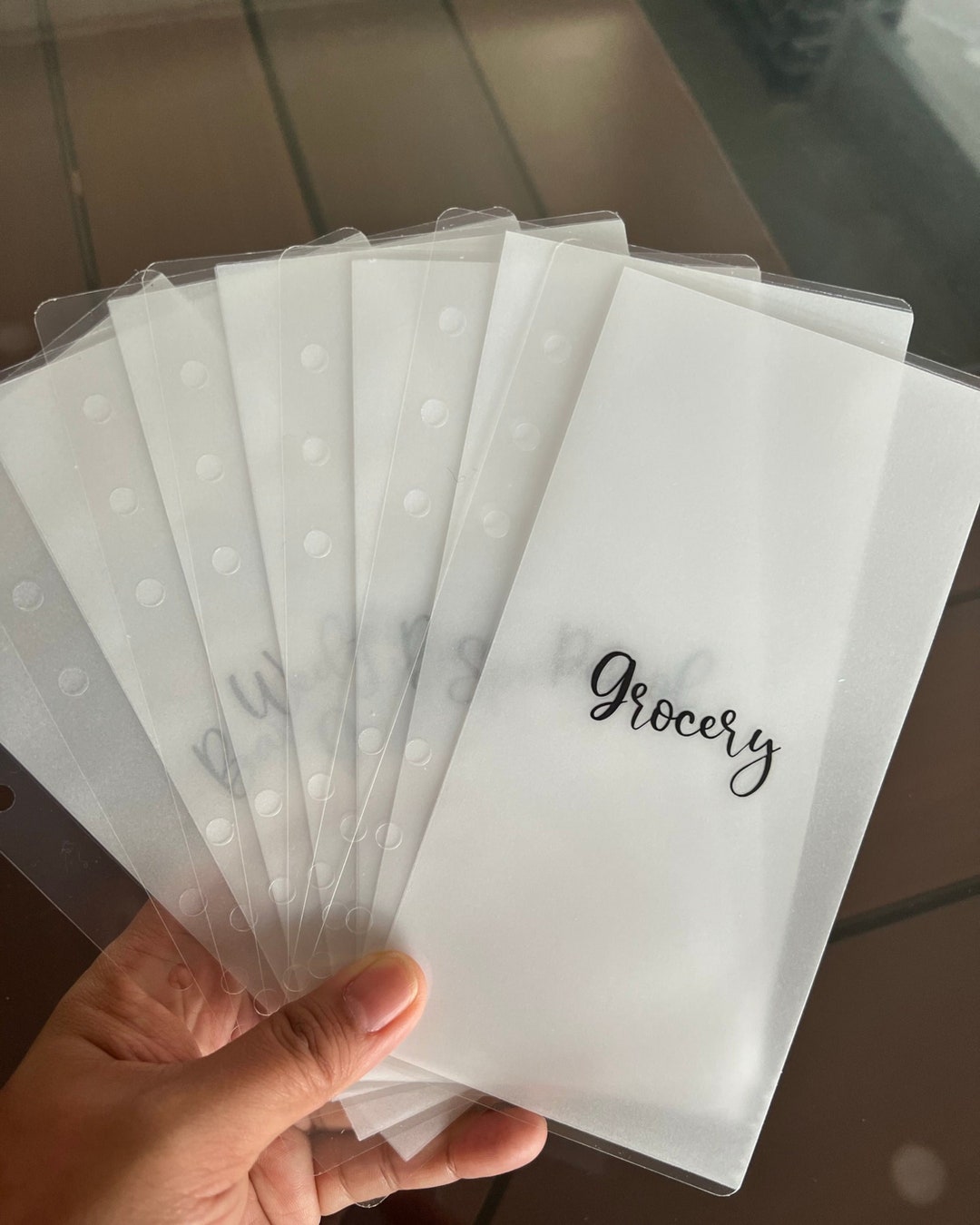 MATTE Vellum Cash Envelopes Budget Envelopes Money Etsy