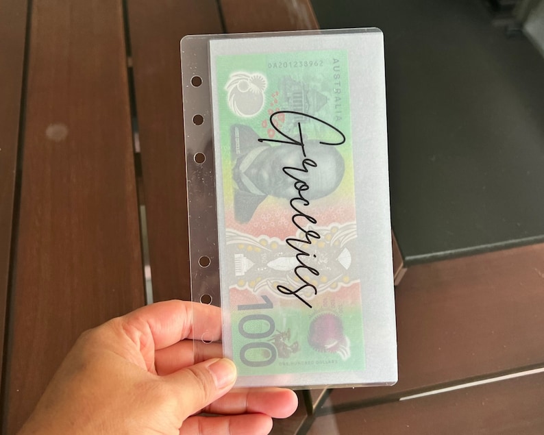 CUSTOM | A6 | Vellum Cash Envelopes | Budget Envelopes | Money Envelope System | Sinking Funds | Frosted | Minimalist | Matte | Gloss image 7