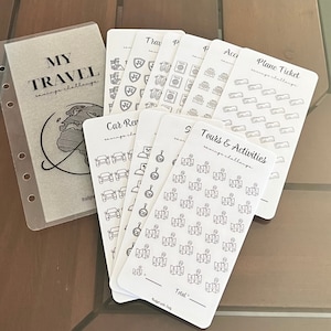 My Travel Savings Challenge Bundle | Vellum Cash Envelopes| Budget Envelopes | Savings Challenge| Cash Stuffing | Dave Ramsey | Travel Fund