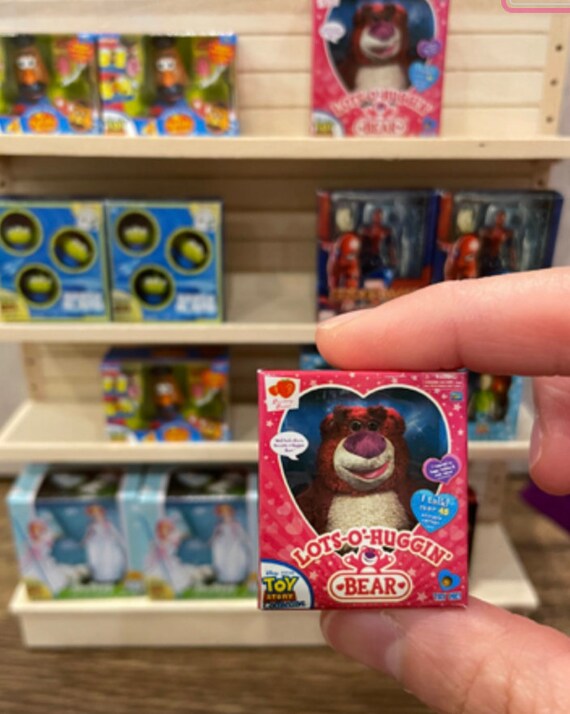 CM071 Miniature toy display boxes, Toystory, handmade miniature