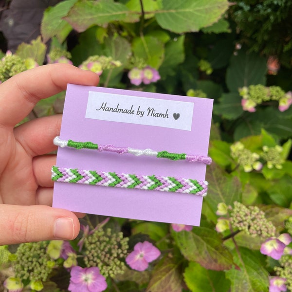 Subtle Genderqueer Pride Flag Friendship Bracelet