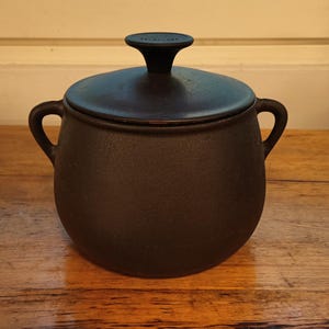 Cousances Enamel Bean Pot - Etsy