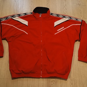 90s Umbro velour track jacket size XL