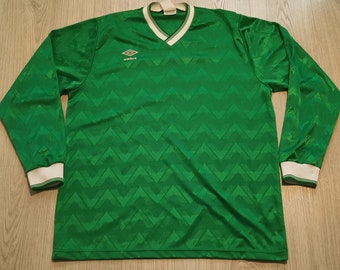 90s 80s Umbro long sleeve football soccer shirt size XL