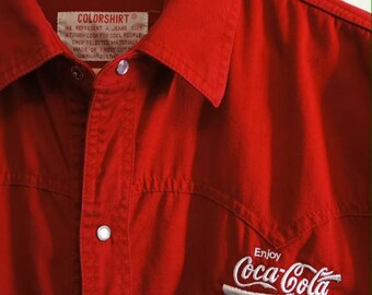 Pepsi Work Shirt - Etsy