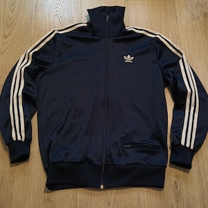 80s Adidas track jacket S / XS ptp 49 cm vintage
