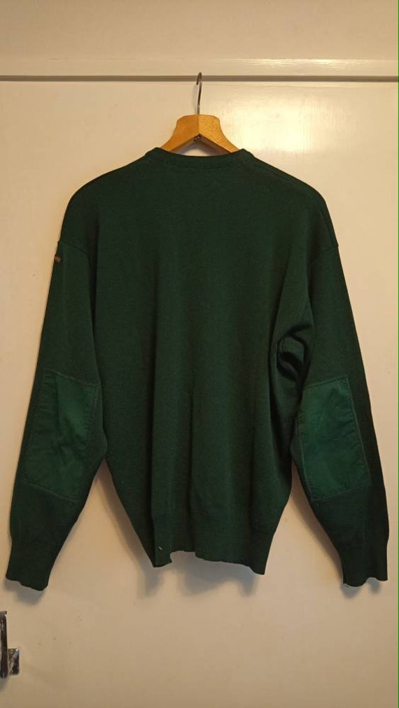 Paul and Shark vintage green sweater with button … - image 4