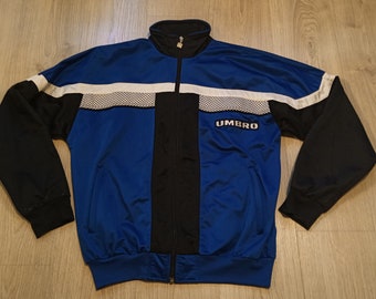 Veste Survêtement Umbro Irlande Vintage Blanche – Homme Taille L