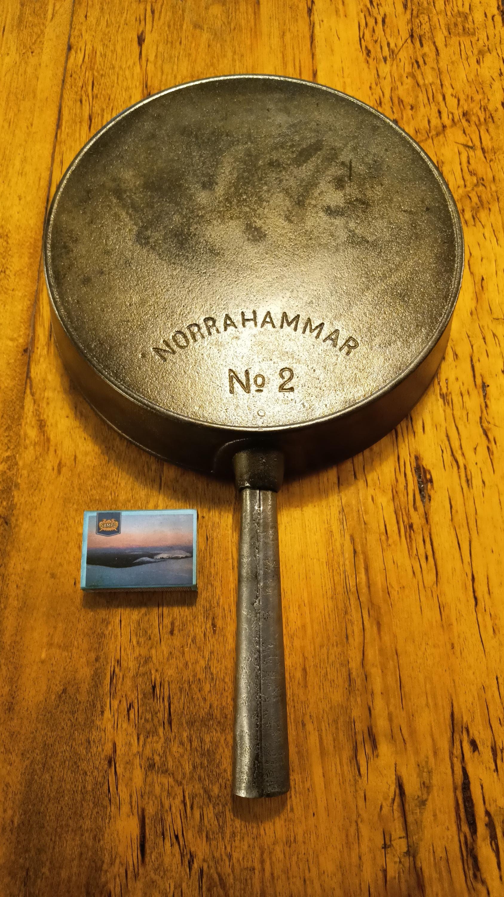 Griswold Cast Iron #0 Large Block Logo Skillet with Heat