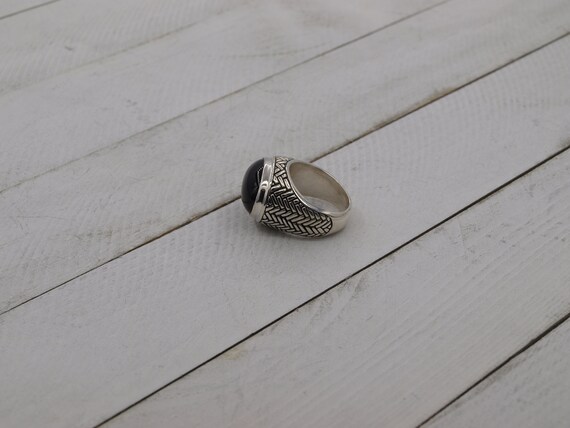 Bold and Beautiful Solid Sterling Silver Band set… - image 7