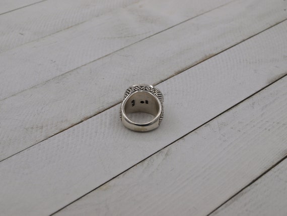 Bold and Beautiful Solid Sterling Silver Band set… - image 8