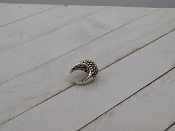 Vintage Ring with a Solid Sterling Silver Band wi… - image 5