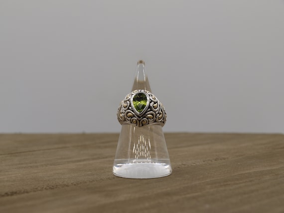 Solid Sterling Silver Ring with Matching Earrings… - image 3