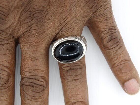 Bold and Beautiful Solid Sterling Silver Band set… - image 9