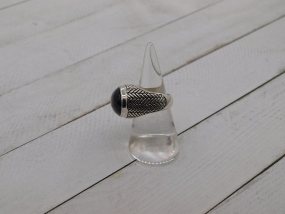 Bold and Beautiful Solid Sterling Silver Band set… - image 3