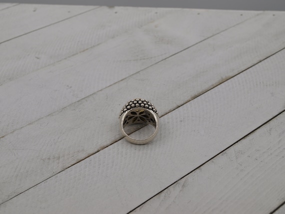 Vintage Ring with a Solid Sterling Silver Band wi… - image 6