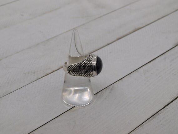 Bold and Beautiful Solid Sterling Silver Band set… - image 4