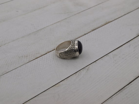 Bold and Beautiful Solid Sterling Silver Band set… - image 6