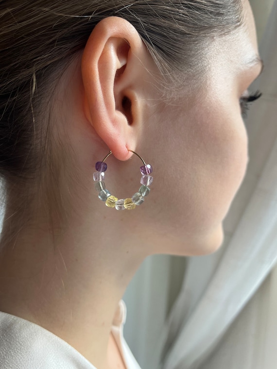 24 carat 2024 hoop earrings