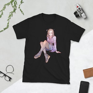 Jonah anime waifu pin up shirt