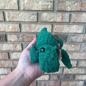 Crochet Handemade Alligator Plushie Stuffed Animal