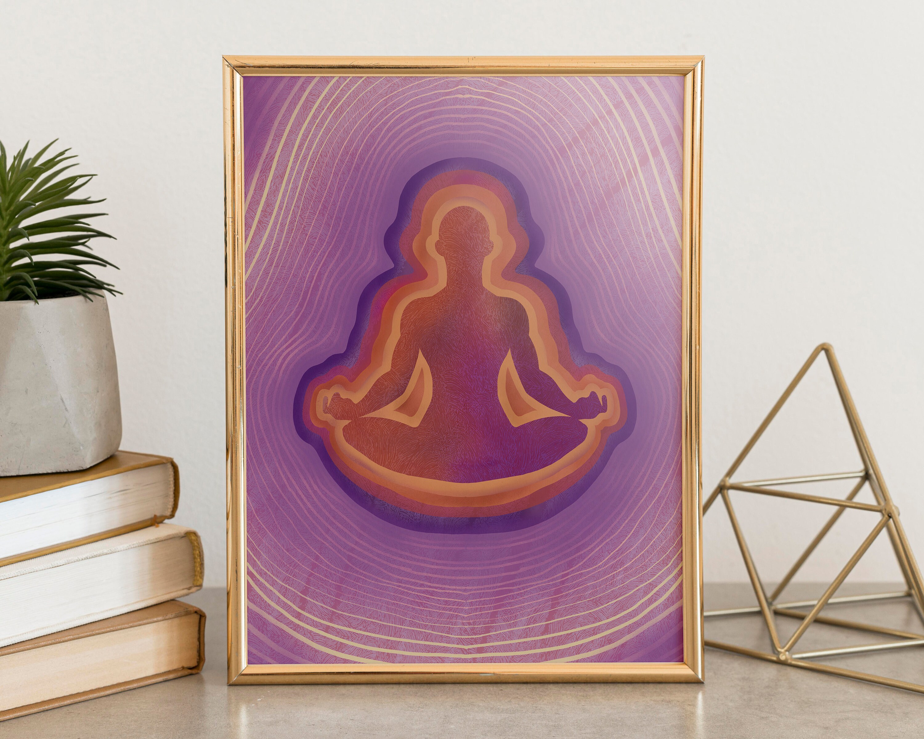 Pancha Kosha Yoga Pranayama Meditation Printable Wall Art Etsy