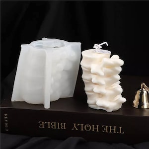 coole Silikon Kerzenform Bonbon Schokolade Machen Geschäftsidee Halloween gruselige Jahreszeit Grusel Wirbel Wirbelsäule Goth Gothic Knochen