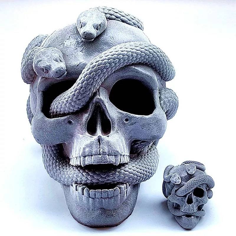 Medium Skull Mold (3 Piece) – Chocolate Mold Co