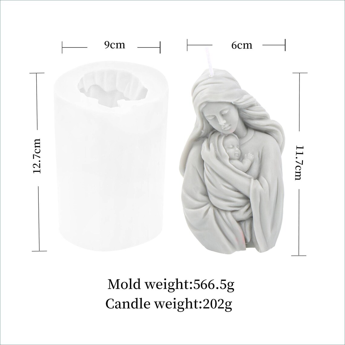 Silicone Candle Making Molds Candles Business Mold Oblong Etsy