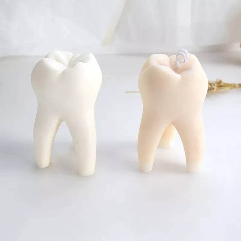 Cool Tooth Mold 3D Silicone Candle Making Resin Form Sculpture Big Mould  Three Dimensional Teeth Dentist Decoration Gift Idea Dents Dental -   Ireland
