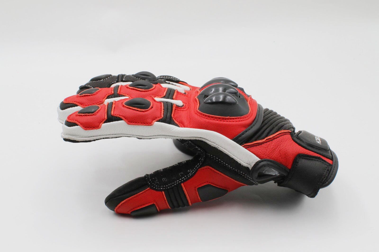 Monstech Leather Motorcycle Racing Gloves