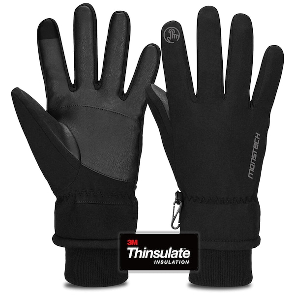 Guantes de invierno con pantalla táctil, guantes térmicos impermeables, guantes de esquí para hombres y mujeres, correr, ciclismo, actividades al aire libre