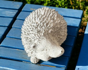 Hedgehog Haven  Stone Ornament for Home and Garden   Charming Laying Hedgehogs Decoration Statue  Delightful and Durable! Concrete Decor
