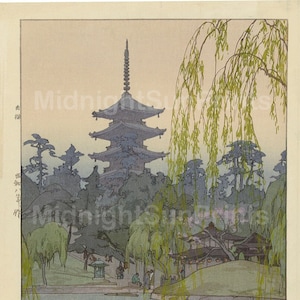 Japanese Fine Art Giclee Print-Hiroshi Yoshida Shin-hanga Woodblock-Sarusawa Pond (Sarusawa ike)