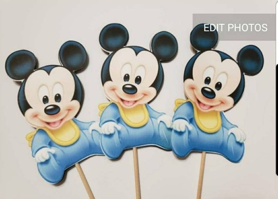 Disney Paint by Number & Assemble 6 Wood 3-D Mickey Mouse Figures