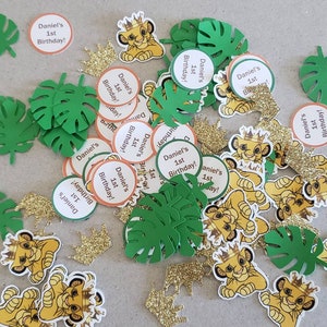 100 Lion King personalized confetti party decoration