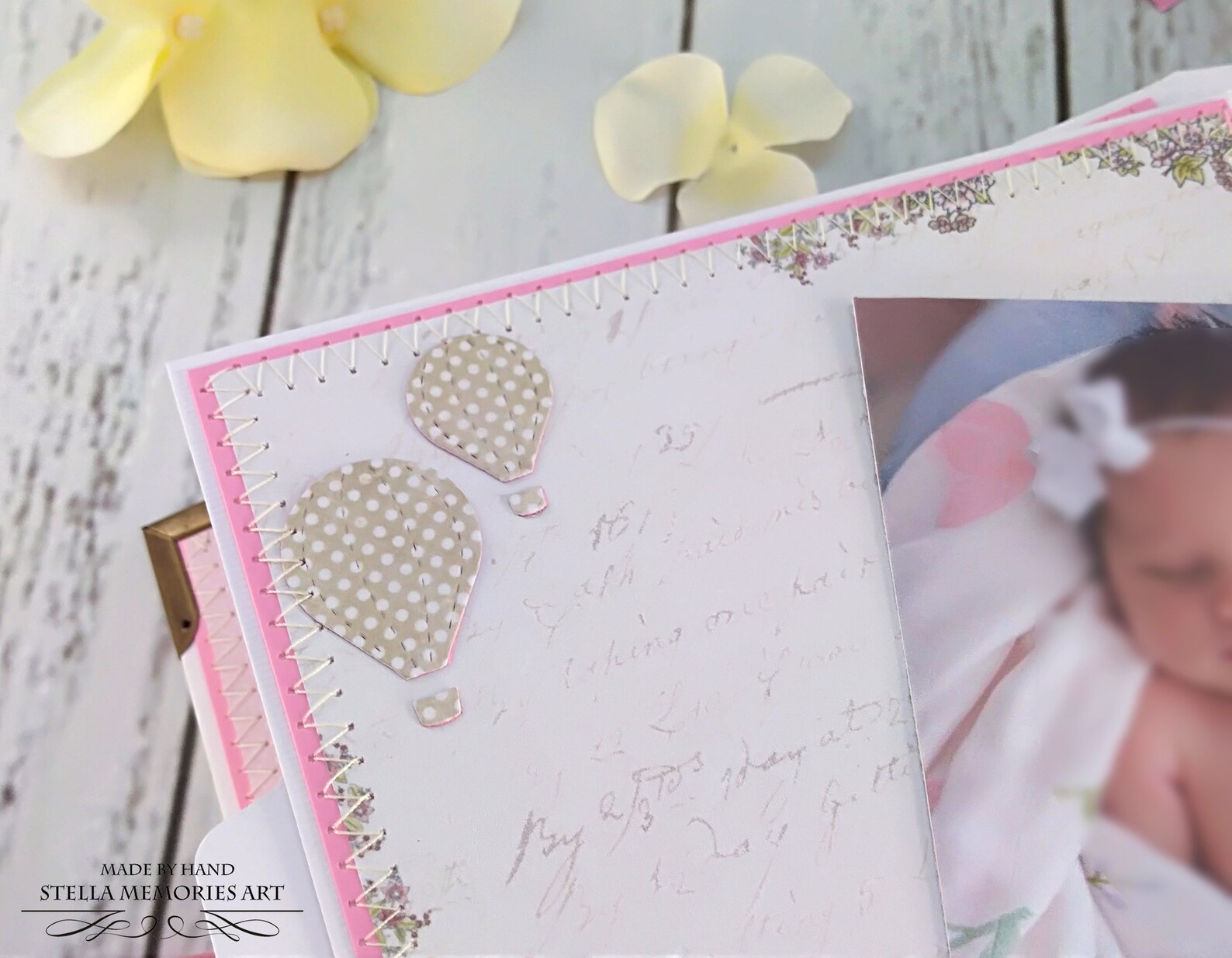 Custom First Year Baby Album Personalized Baby First Book Etsy