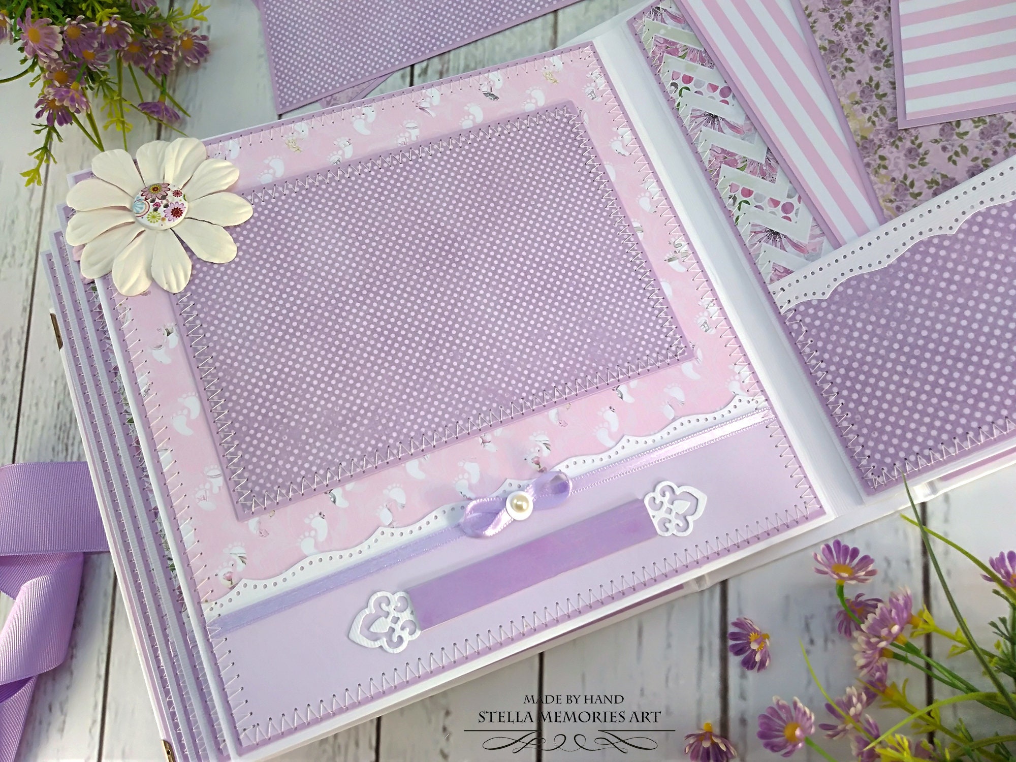 Personalized Baby Photo Album Baby First Year Album Custom Etsy