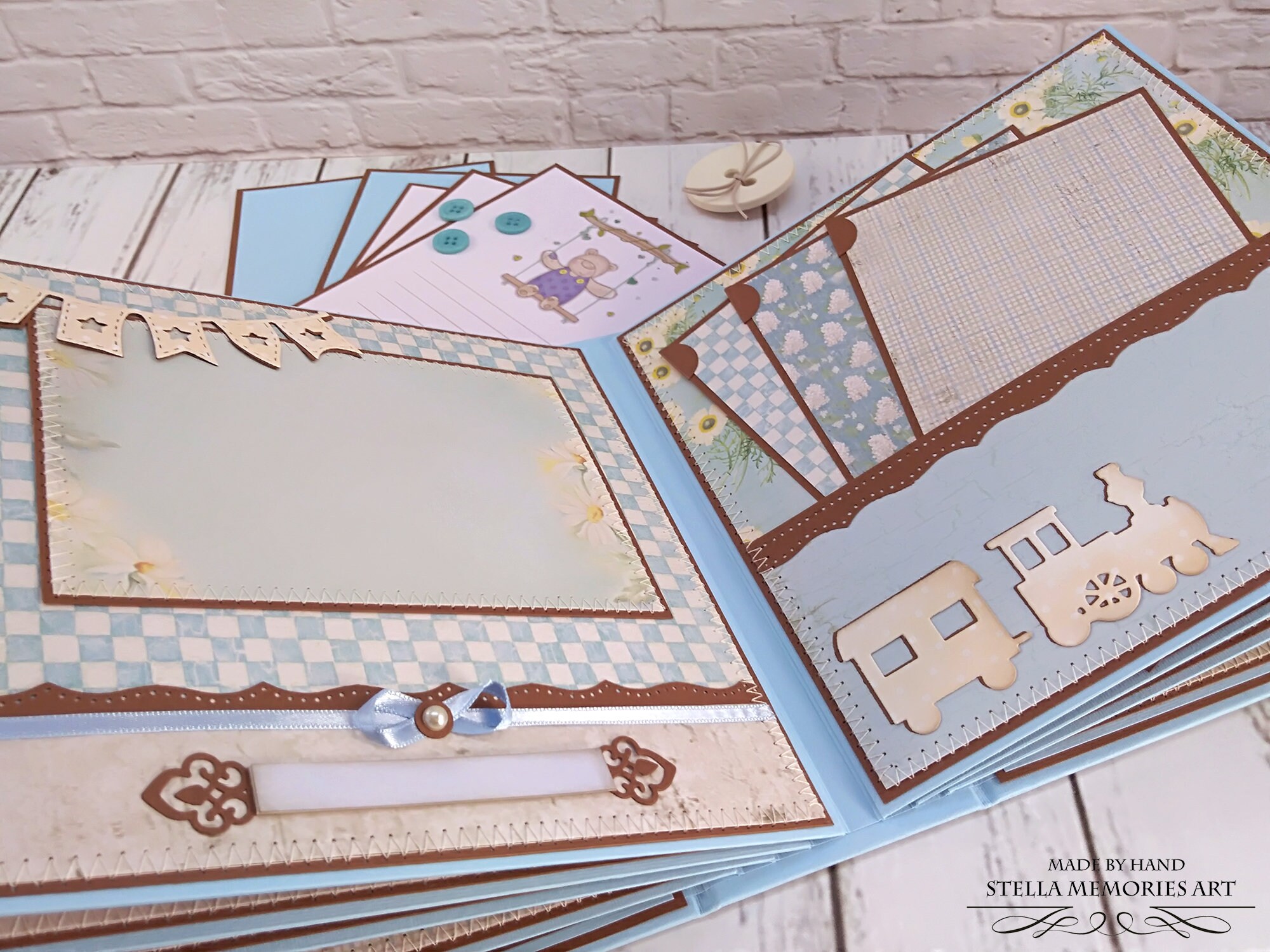 Personalized First Year Baby Photo Album Baby First Year Etsy