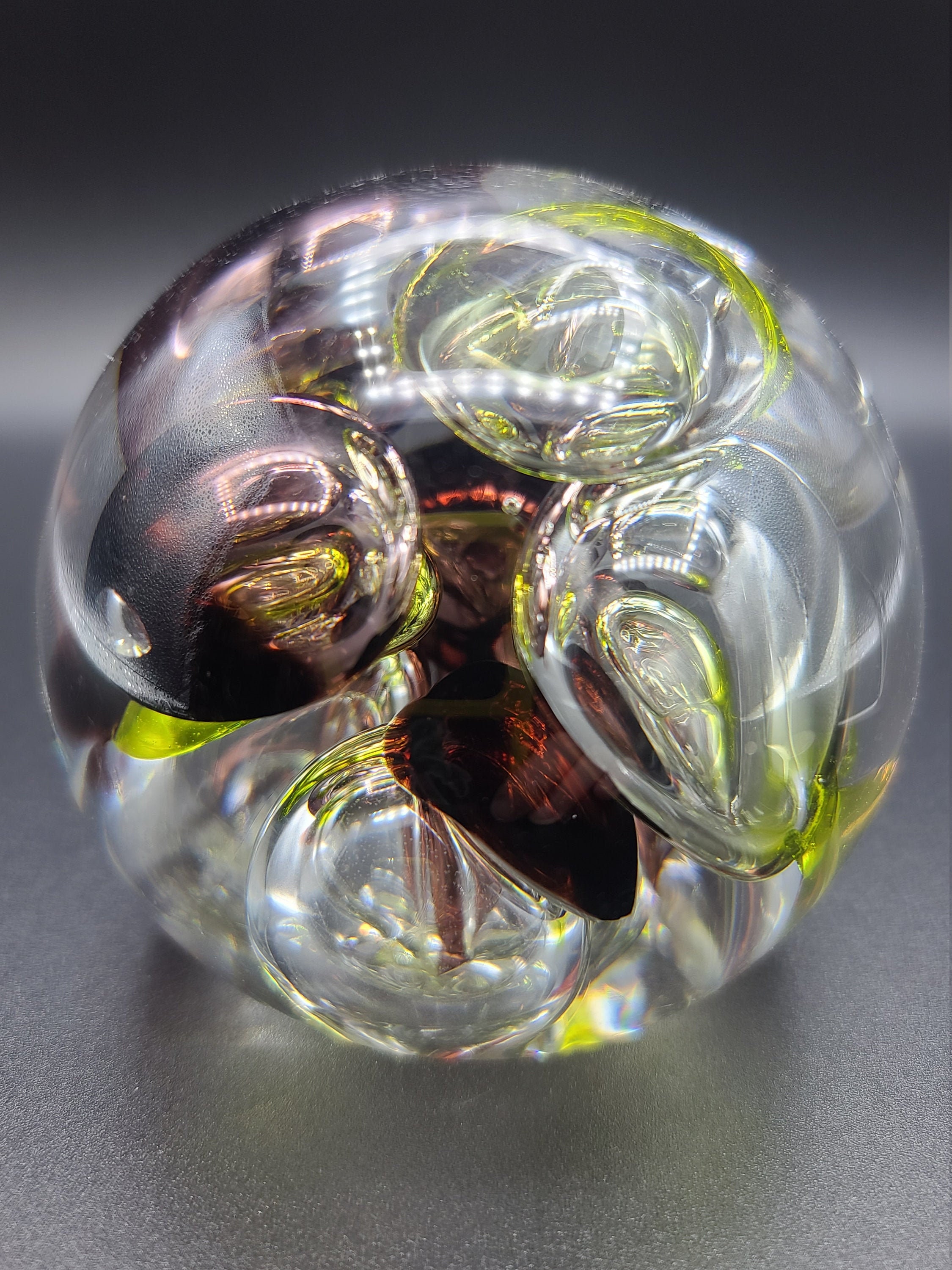 Langham England Studio Glass Paperweight Etsy
