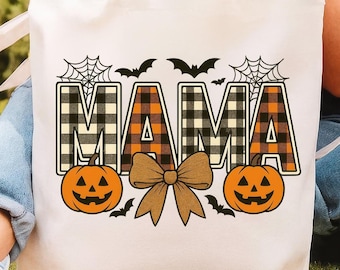 Mama Halloween PNG | Halloween Mama Sublimation | Mama Fall T-Shirt | Halloween Mom Design File | Halloween Digital File