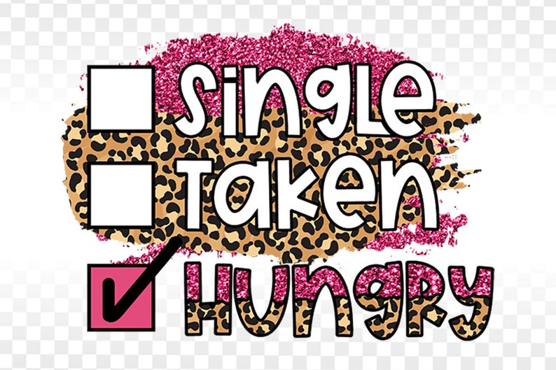 50 Pcs 'Single Taken Hungry' Valentine's Stickers - 4 Inch Round Vinyl, Cute Animal Quotes - View #12