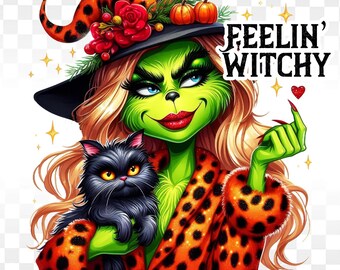 Se sentir sorcière png, PNG Halloween tendance, sorcière PNG, Halloween Png, saison fantasmagorique Png, sublimation de sorcière, conception de sublimation de chemise d'Halloween